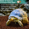 Organic Coconut Fiber Substrate 2 Pack, Reptile Tank Bedding for Leopard Gecko Tortoise Snake Lizard Hermit Crab Tarantula Frog