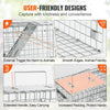 SucceBuy Live Animal Cage Trap - 24x8x8 Folding Humane Trap