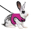 Solid Adjustable Pet Harness and Leash for Rabbit Bunny Cat Ferrets Outdoor Walking Pets Supplies lapin accessoires pour animaux
