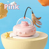 UFO 3-in-1 Automatic Interactive Cat Toy, Laser + Feather + Smart Obstacle Avoidance, USB Rechargeable