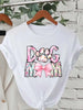 Trend Dog Mama Printed Women T-shirts Fashion Cartoon Graphic Print T-shirts Clothes Female Shirt Short Sleeve Casual Tees
