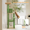 PAWZ Road Cactus Cat Tree Tower for Large Cats - Green 56