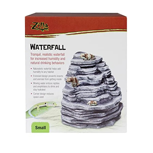 Pet Reptile Terrarium Waterfall Décor Small