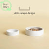 (BBQ4)Reptile Food Bowl Anti-Escape Ceramic Feeder Dish Black Reptile Water Bowl For Hermit Crab Gecko Chameleon Corn Snake