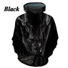 New Fashion Casual German Shepherd Animal Dog 3D Printing Men's Round Neck Hoodie Tops T-shirt Couple Hoodie