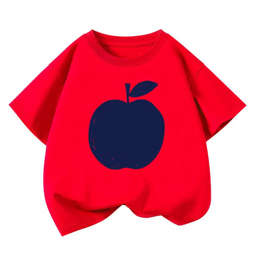 Boys Sun Flower T-shirts 2025 Summer Dog Tees for Kids Short-sleeve Girls Tops Cotton Children Shirts Baby Boys T Shirt