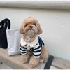 Striped Dog Shirt for Small Dogs Breathable Cotton Pet T-Shirt for Teddy Bichon Schnauzer Spring Summer Autumn Puppy Clothes