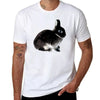 Black Otter Netherland Dwarf Rabbit T-Shirt Thanksgiving Casual Tee