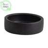 (BBQ4)Reptile Food Bowl Anti-Escape Ceramic Feeder Dish Black Reptile Water Bowl For Hermit Crab Gecko Chameleon Corn Snake