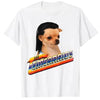 Los Temerarios Dog Funny Meme T-Shirt Cute Y2k Dog Variation Brainrot Graphic Outfit Humorous Printed Tee Streetwear Clothing