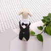 English Style Gentleman Dog Dress Puppy Suit with Tie for Formal Occasions Four Seasons Wedding Pet Photo Teddy Clothes
