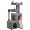 Pequlti 104cm Multi-Level Cat Tree with 2 Condos - Wood