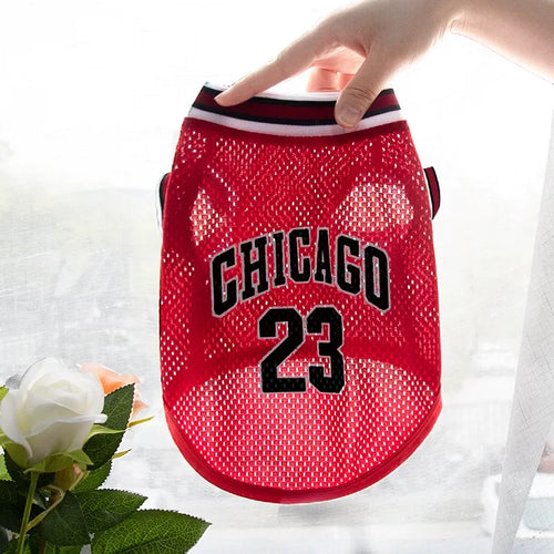 Dog Basketball Jersey Clothes Boy Girl Dog Pet Vest Clothes Puppy Shirt Apparel Cute Outfit Summer T-shirt for All Breeds XS-5XL
