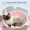 Petepela Flower Cat Tree - 89cm Tower with Hammock & Condo
