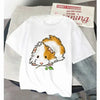 Women’s Funny T Shirt Guinea Pig Summer Short Sleeves 2025 Harajuku Kawaii Animals  T-Shirt Female Fashion Tops Graphic T Shirts