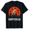 3D Printed Funny Capybara TShirt for WomenRetro Pattern T-Shirts Summer Casual Fashion Loose T-Shirts Round Neck Tops Streetwear