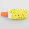Dog Squeak Chew Toy - Plush Donut Burger Ice Cream Style