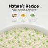 Cassava Cat Litter 100 Natural Eco-Friendly Fast Clumping for Kittens and Sensitive Cats Mixable with Clay Non-Stick No Odor No