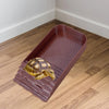 Reptile Feeding Bowl with Ramp Tortoise Food Dish Basking Platform Amphibians Water Food Bowls for Tortoise Bearded Dragon