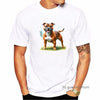 Staffordshire Bull Terrier Dog Animal Printed T Shirt Men'S Clothing Summer Fashion Tops Tee Shirt Homme Harajuku Shirt
