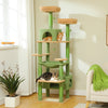 Pequlti 72 Multi-Level Cat Tree Tower with Condo & Hammock