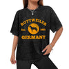 RottWeiler Dog Est. 1901 in Germany T-Shirt Quick Dry Sports Short Sleeve Tee