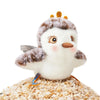 Rechargeable Flapping Bird Sparrow Cat Toy USB Vivid Chirping Interactive Flying Bird Cat Toys Touch-Activated Hangable