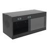 Reptile Lounge Habitat with Glass Sliding Door and Intelligent Thermostat 80*40*40cm Reptile Breeding Box LCD Reptile Pet  Box