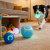 Pet Toy Ball with Tail Rope，Smart Automatic Pet Chase Ball Toy, Upgraded Speedy Tail Kitten Toy for Bored Indoor Adult Pets