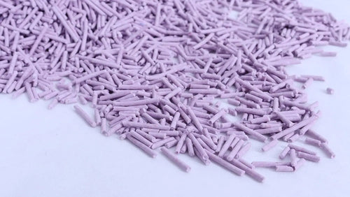 Flushable Lavender Scented Tofu Cat Litter, 5.5 Lbs Low Tracking 2mm Pellets