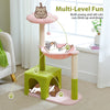 Petepela Flower Cat Tree - 89cm Tower with Hammock & Condo