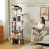 PAWZ Road Large Cat Tree Tower - 72 Multi-Level with Condo Grey