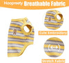 Dog Shirts Cotton Striped Puppy Sleeveless T-Shirts Spring Autumn Clothes for Small Dogs, Soft Breathable Stretchable Doggy Tee