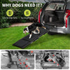 HiMISS Folding Aluminum Dog Ramp - Non-Slip Portable Pet Ramp