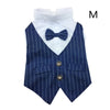 English Style Gentleman Dog Dress Puppy Suit with Tie for Formal Occasions Four Seasons Wedding Pet Photo Teddy Clothes