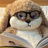 Large Angry Rabbit Plush Toy - Kawaii Stuffed Animal Doll