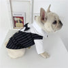 English Style Gentleman Dog Dress Puppy Suit with Tie for Formal Occasions Four Seasons Wedding Pet Photo Teddy Clothes
