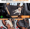 Hard Bottom Back Seat Extender Dog Hammock for Car