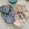 Letter Print Dog Hoodie