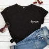 dog mum pocket tshirt cute women short sleeve dog mom tee shirt top