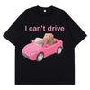 2026 I Cant Drive Funny Hamster Meme T Shirt Fashion Print T-shirt Women Short-sleeved Harajuku Casual T Shirts Streetwear