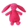 Corduroy Plush Animal Dog Toy: Choose Your Favorite Animal! Bite Resistant Squeaky Toys