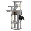 PAWZ Road Large Multi-Level Cat Tree - 186cm Wood Tower