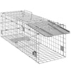 SucceBuy Live Animal Cage Trap - 24x8x8 Folding Humane Trap