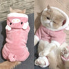Soft Fleece Pet Dog Hoodie Jumpsuit for Small Dogs & Cats