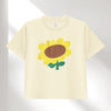 Boys Sun Flower T-shirts 2025 Summer Dog Tees for Kids Short-sleeve Girls Tops Cotton Children Shirts Baby Boys T Shirt