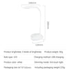 LED Desktop Desk Lamp USB Rechargeable Lighting Eye Protection Room Night Light Bedroom Bedside Student Reading Lamp