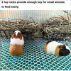 Metal Rabbit Hay Feeder Rack - 23x10x7.5cm Grass Holder
