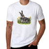 black netherland dwarf rabbit T-Shirt Casual Pattern Print Tee Shirt