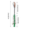 Interactive Squeaky Dog Rope Toy with Elastic Drawstring